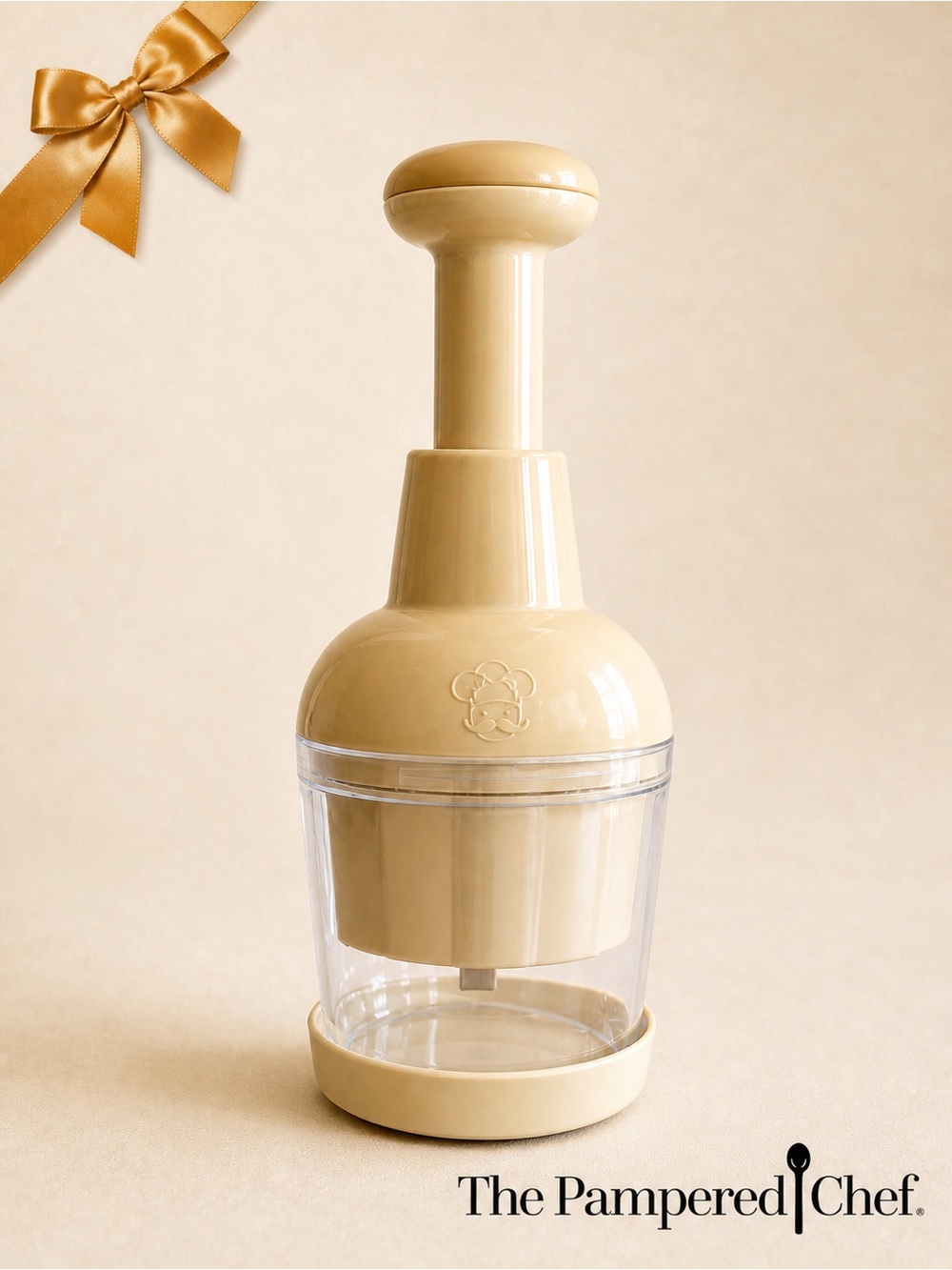 Pampered Chef Food Chopper - Beige - Kitchen Gadget